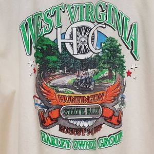 EUC Vintage Collector 2000 WV HOG Rally Staff Shirt